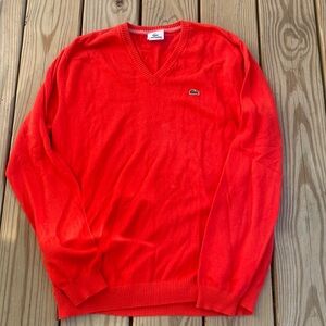 🍍LACOSTE V-NECK SWEATER 🍍SIZE 5 (LARGE)🍍H-5
